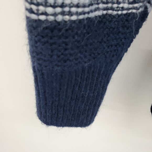 Old Navy Womens L Rainbow Striped Sweater Multicolor Knit Colorful Preppy Casual - Picture 7 of 16